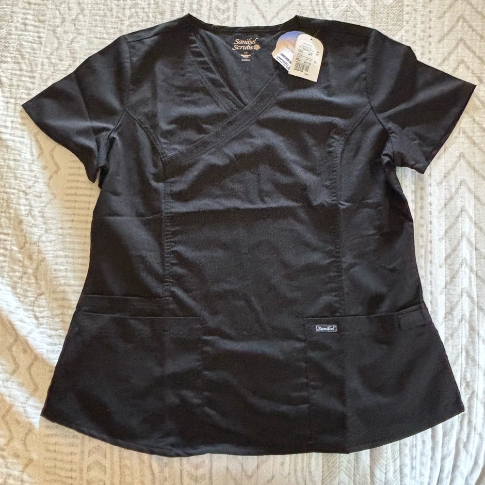 Sanibel Scrubs Shirt- Short sleeve